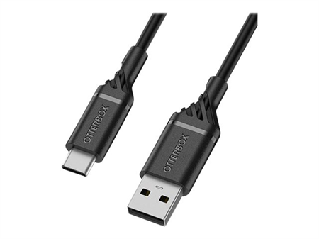 Otterbox USB-A till USB-C-kabel, 2m svart